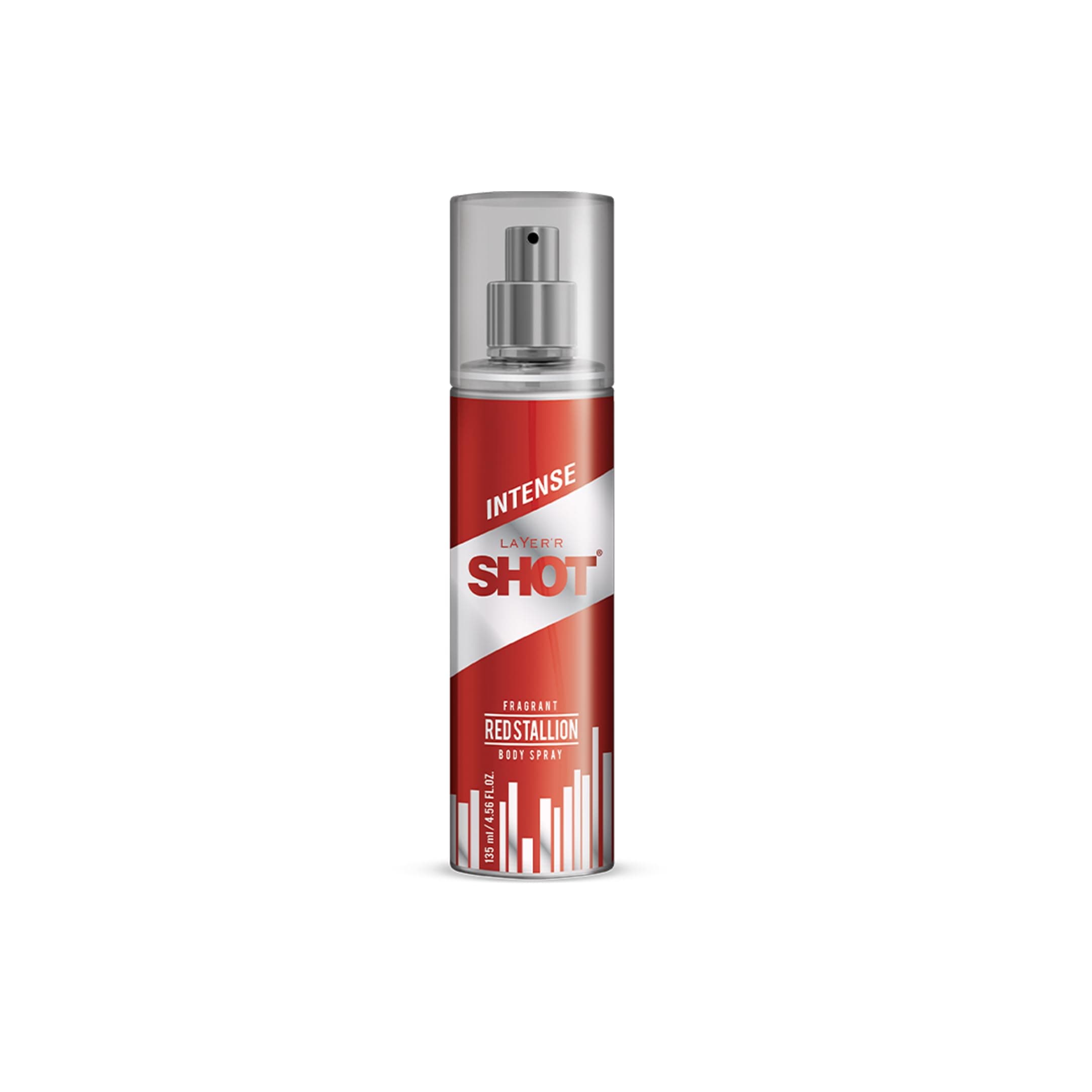 Layer'r Shot Deodrant Red Stallion Body Spray 135ml