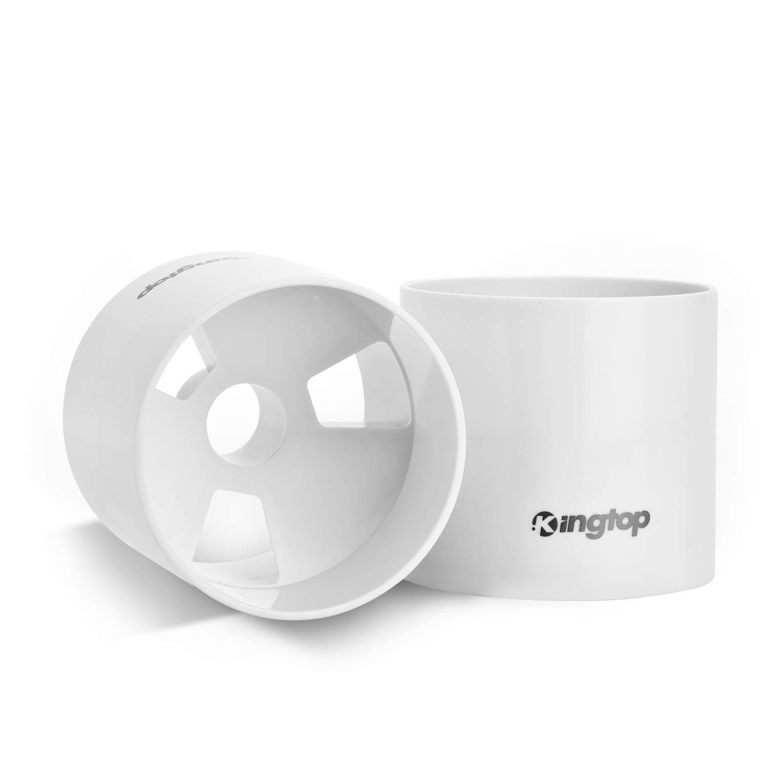 KINGTOP Golf Hole Cup for Backyard Practice Putting Green, Fit PGA | LPGA | USGA Regulations, ABS Ivory White, Outdoor Indoor Golf Putting Cup