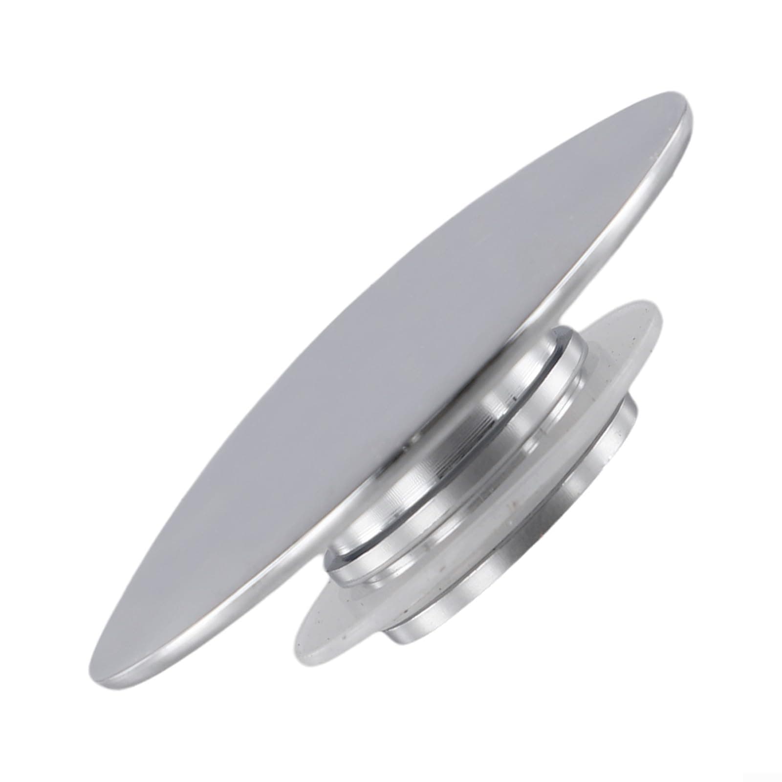 YhenlovttBathroom Sink Push Button Replacement Parts,Innovative Drainage Solution Chrome Finished 66mm Click Clack Basin Waste Plugs Designed To Last