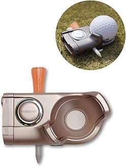 FREESHOT All-in-one Golf Accessory Tool That Includes Golf Ball Holder, tees, Divot Tool and Custom Ball Markers, Golf Gift for Golf Lovers (4 Colors)