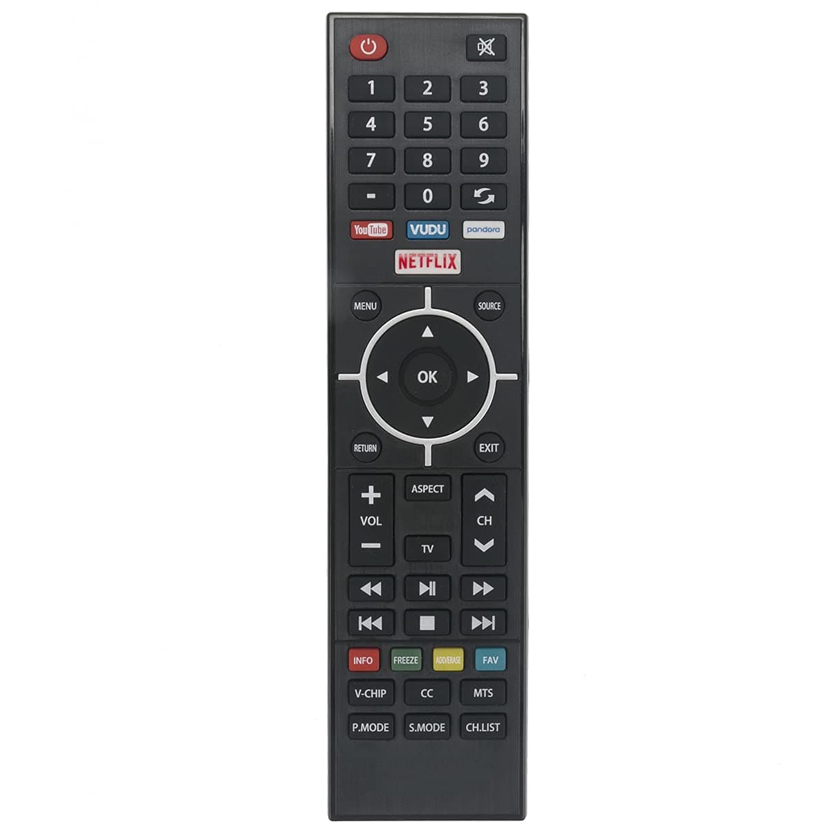 New Replacement Remote Control Applicable for RCA Virtuoso LED UHD Smart TV RHOS581SM RNSMU5036-B RNSMU5536 RNSMU7536 RNSMU4336