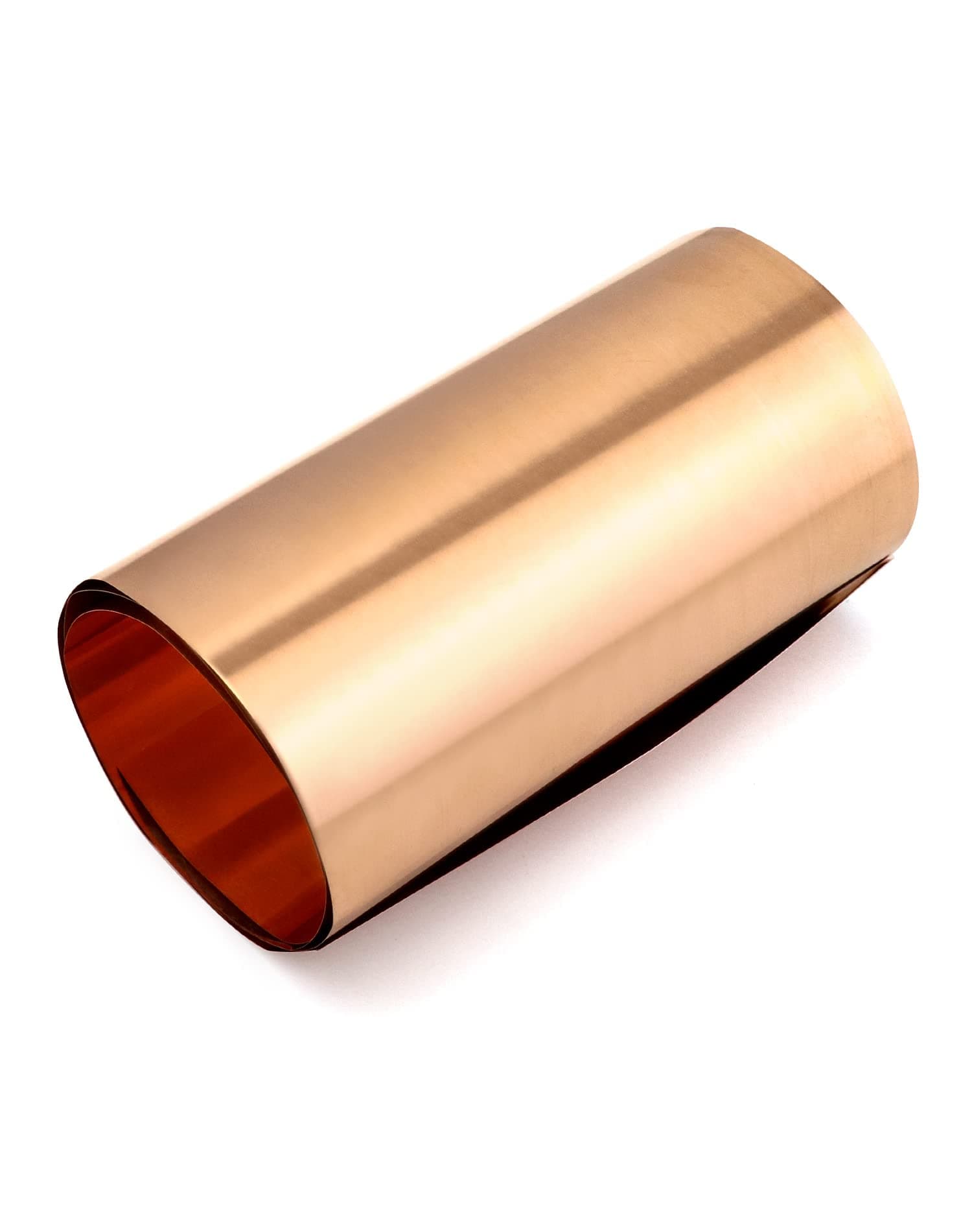 QWORK® 0.1mm Copper Sheet Roll, 99.9% Pure Copper Metal Sheet Foil - 0.1mm x 20cm x 1M (0.004" x 8" x 39.5")