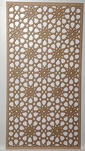 Radiator Cabinet wall Decorative Screening-grille- Perforated 3mm thick MDF panel (1200 mm x 620 mm) M2 pattern