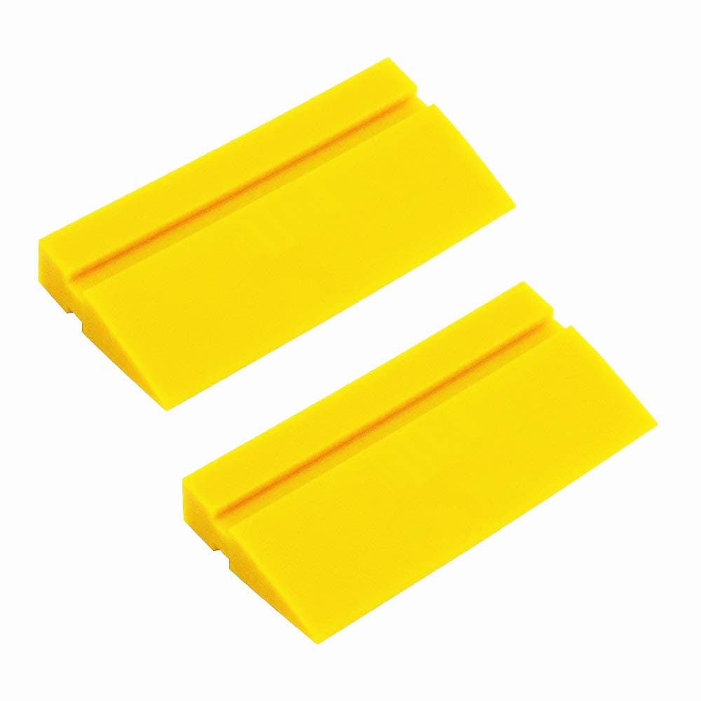 CARTINTS 2Pack Car Water Blade Rubber Squeegee for Vinyl Window Wiper Wallpaper Tool Window Tint Film Applicator Decal Sticker Tool for Home Vehicle Cleaning