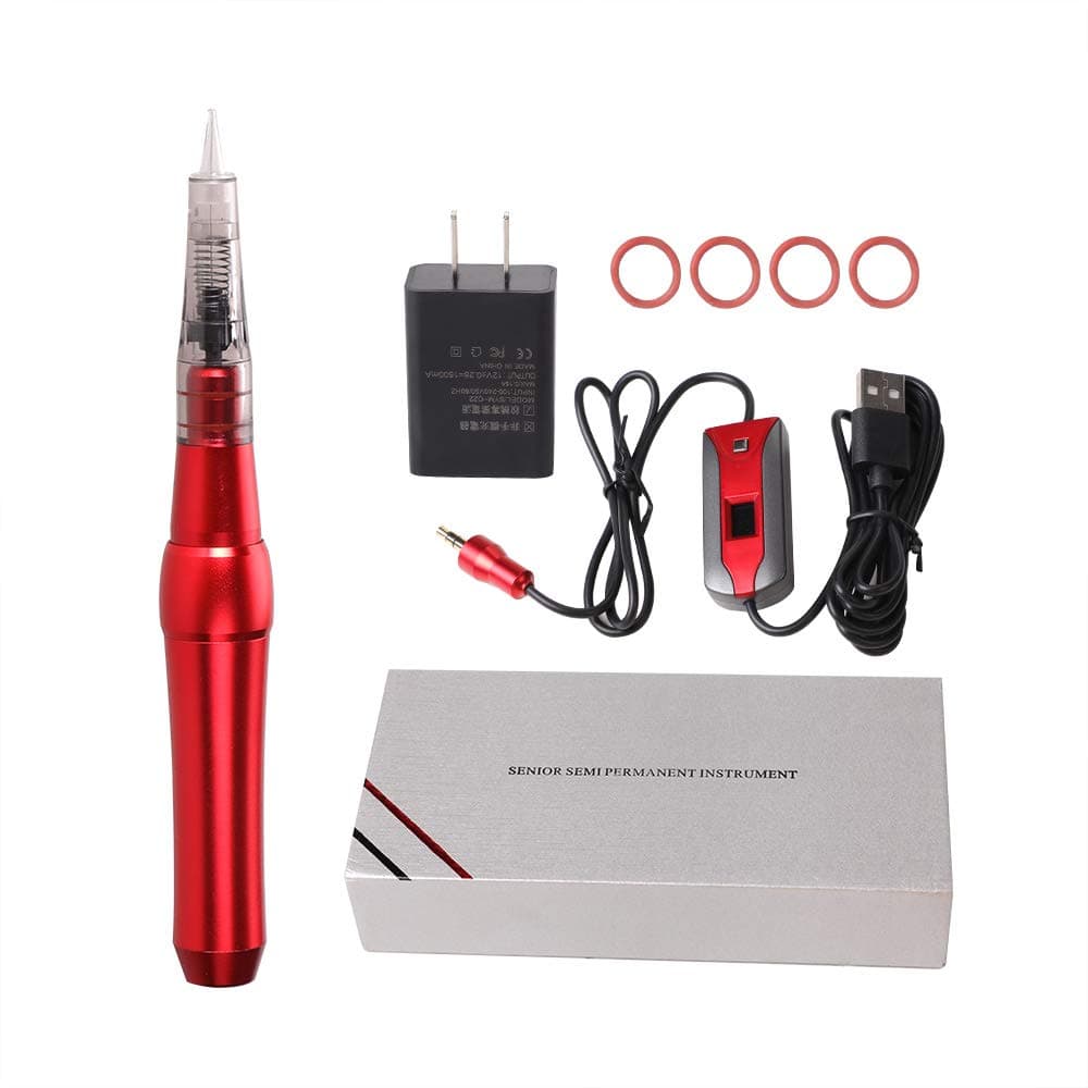 Permanent Makeup Tattoo Machine Professional Eyebrow Tattoo Pen Multifunctional Microblading Tattoo Machine for Eyeliner EM4501-2