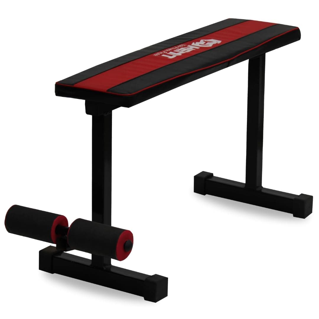 Adjustable Weight Bench for Home Gym, Multi-Purpose Workout Bench for Bench Press Sit up Incline Flat Decline (FLAT BENCH)