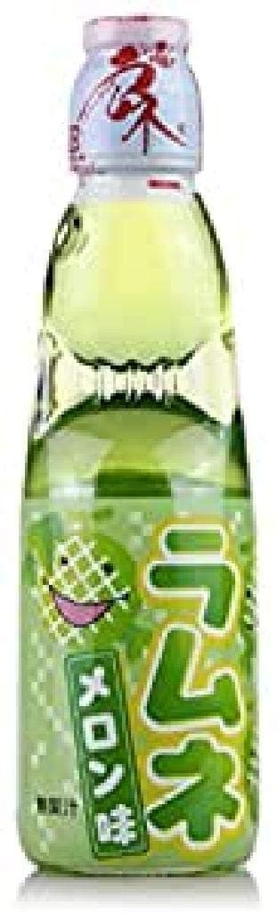 Hatakosen Ramune Soda - Melon Flavour 200ml