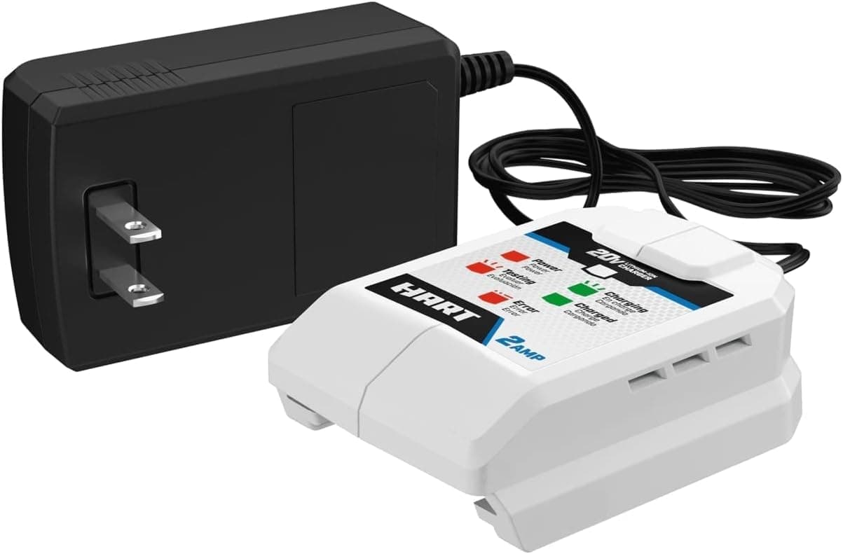 HART 20-Volt 2.0 Amp Fast Charger Accessory (Battery Not Included)