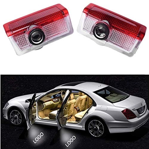 Car Logo LED Door Courtesy Light 2 Ghost Shadow Lamp Welcome Light 2PCS for Mercedes-Benz W213 E Class W212 M W166 ML