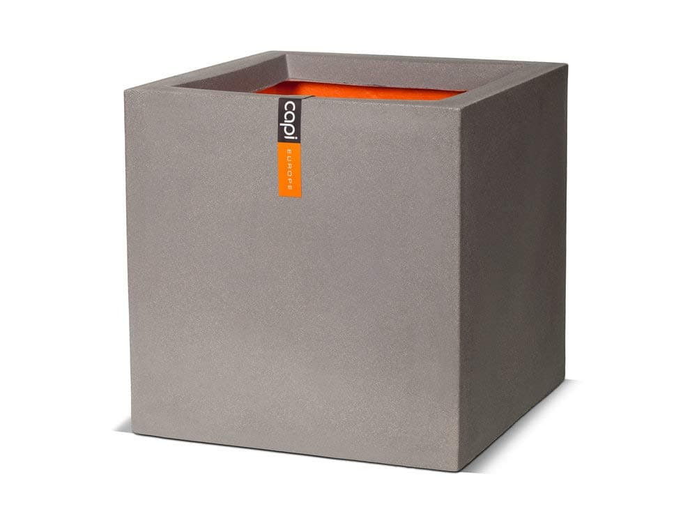 Capi Tutch 40 cm Square Planter - Grey