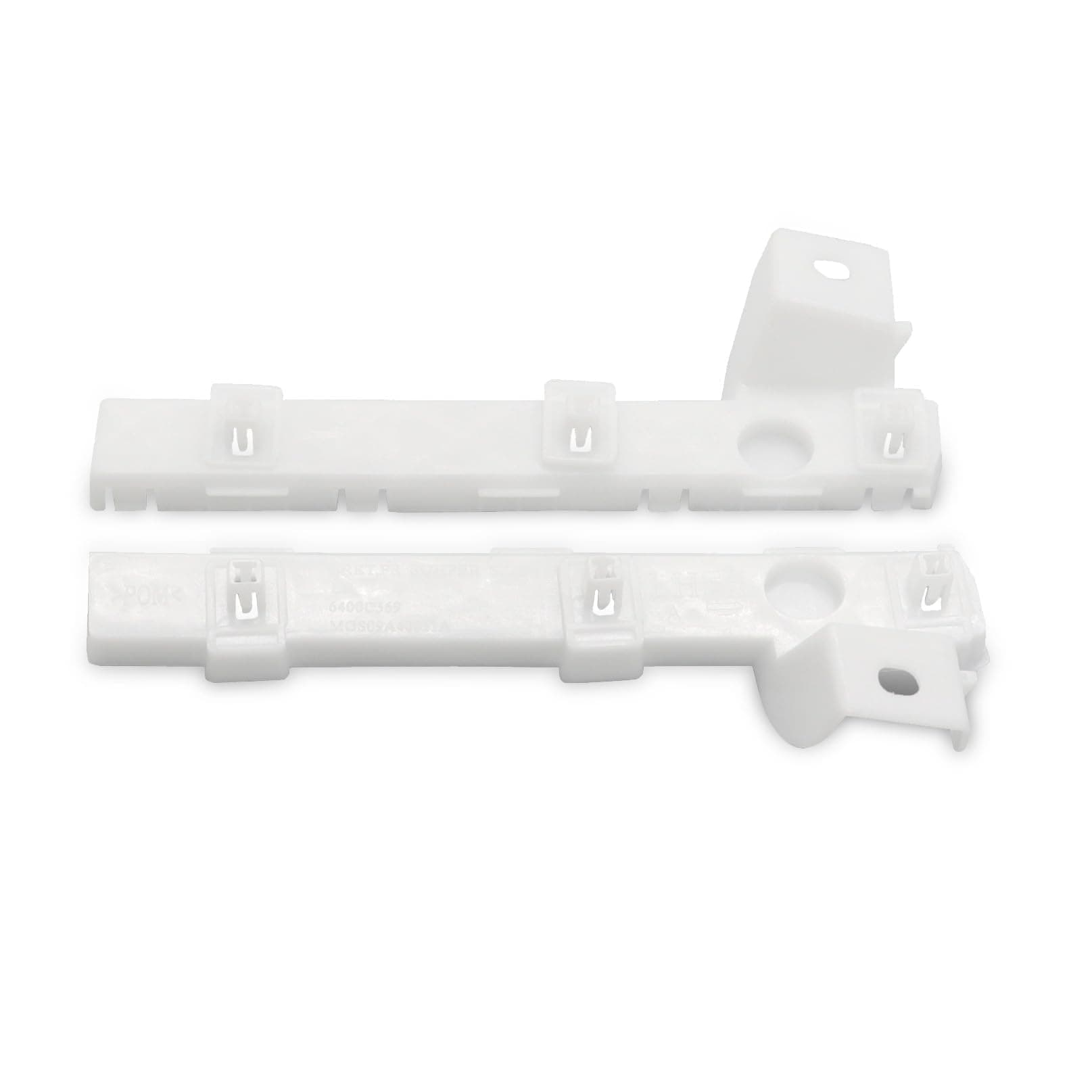 Front Bumper Right and Left Side Grille Bracket Compatible with Lancer Except Evo DE ES GTS 2.0L L4 2008-2017 6400F549 6400F550 2PCS