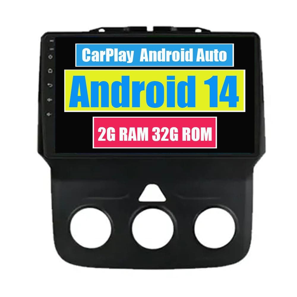 RoverOne Android System Car GPS Navigation System for Dodge RAM 1500/2500/3500 2013 2014 2015 with Stereo Bluetooth GPS USB CarPlay Touch Screen