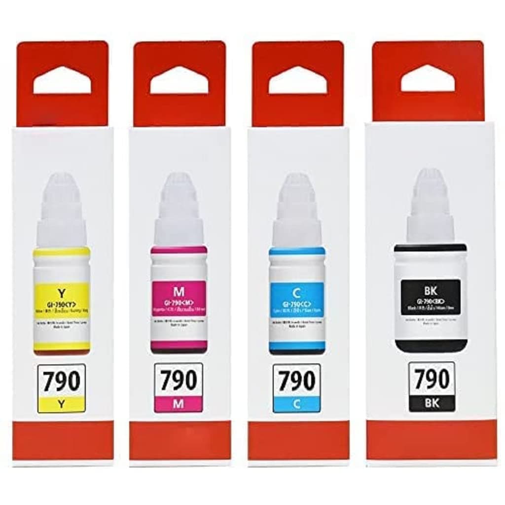 D-tron GI-790 Multicolor Ink Bottle Compatible Printer for Canon G1010 G2000 G2002 G2010 G2012 G3000 G3010 G3012 G4010