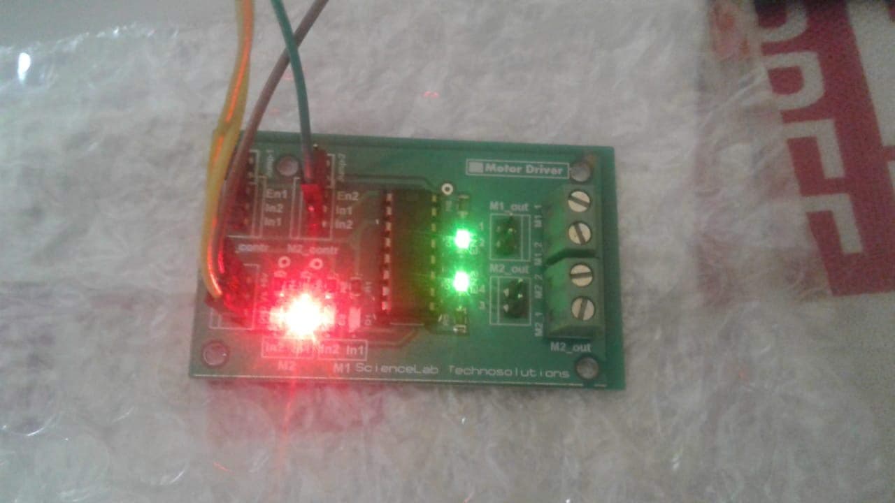 UG LAND INDIA L293D Motor Driver Stepper Motor Driver Module Compatible UNO and MCU (Green)