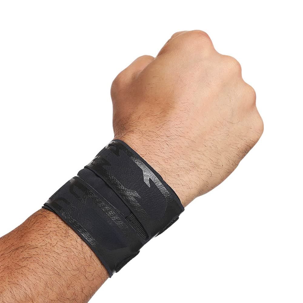 Sports Compression Wrist Brace Thin Breathable Adjustable Hand Wrap Support Wristband for Basketball Badminton Tennis Unisex (Black)