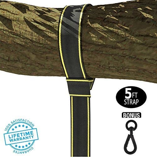 Rhino StrapMate Tree Swing Straps Hanging Kit – 5ft Strap, Holds 2800 lbs (SGS Certified), Fast & Easy Way to Hang Any Swing – Outdoor Swing Hangers