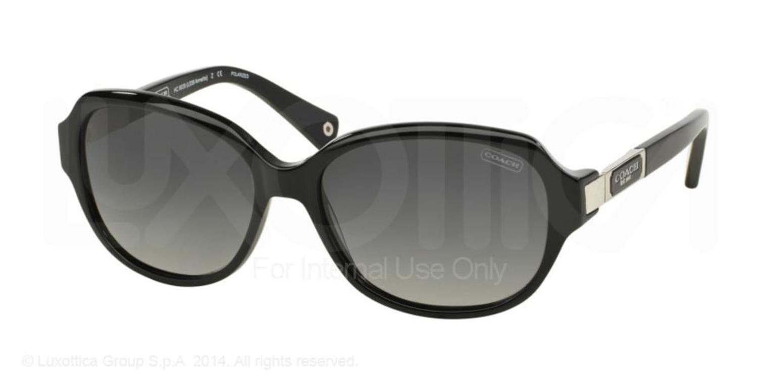 Coach Sunglasses - Annette / Frame: Black Lens: Polarized Grey Gradient