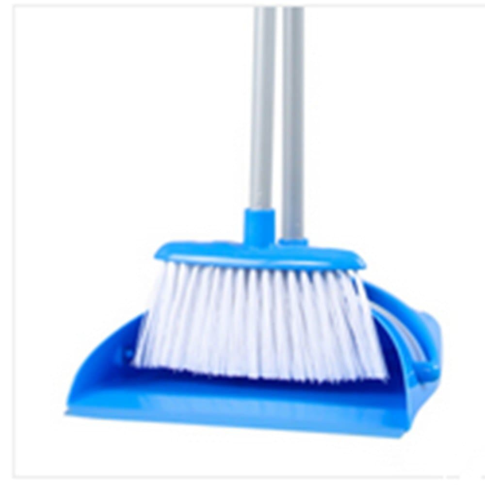 broom and dustpan set folding cleaning tool ,Blue suit