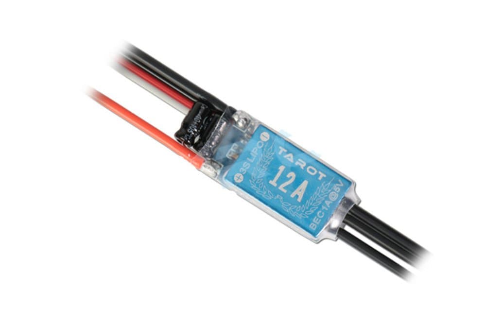 TAROT TL300G1 12A Mini ESC Electric Speed Controller with BEC 2-3s Lipo for DIY RC Aircraft Drone Quadcopter Multirotor (1 Pcs)