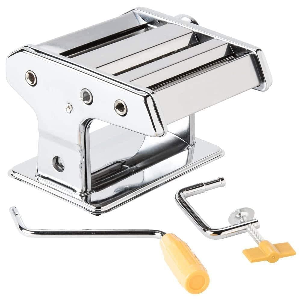 PYU ENJOY SHOPPING Pasta & Noodle Maker Machine,Dumpling & Dough Sheeter Manual Pasta Machine Accessories for Home use (Handle & Clamp) (Ravioli Maker)