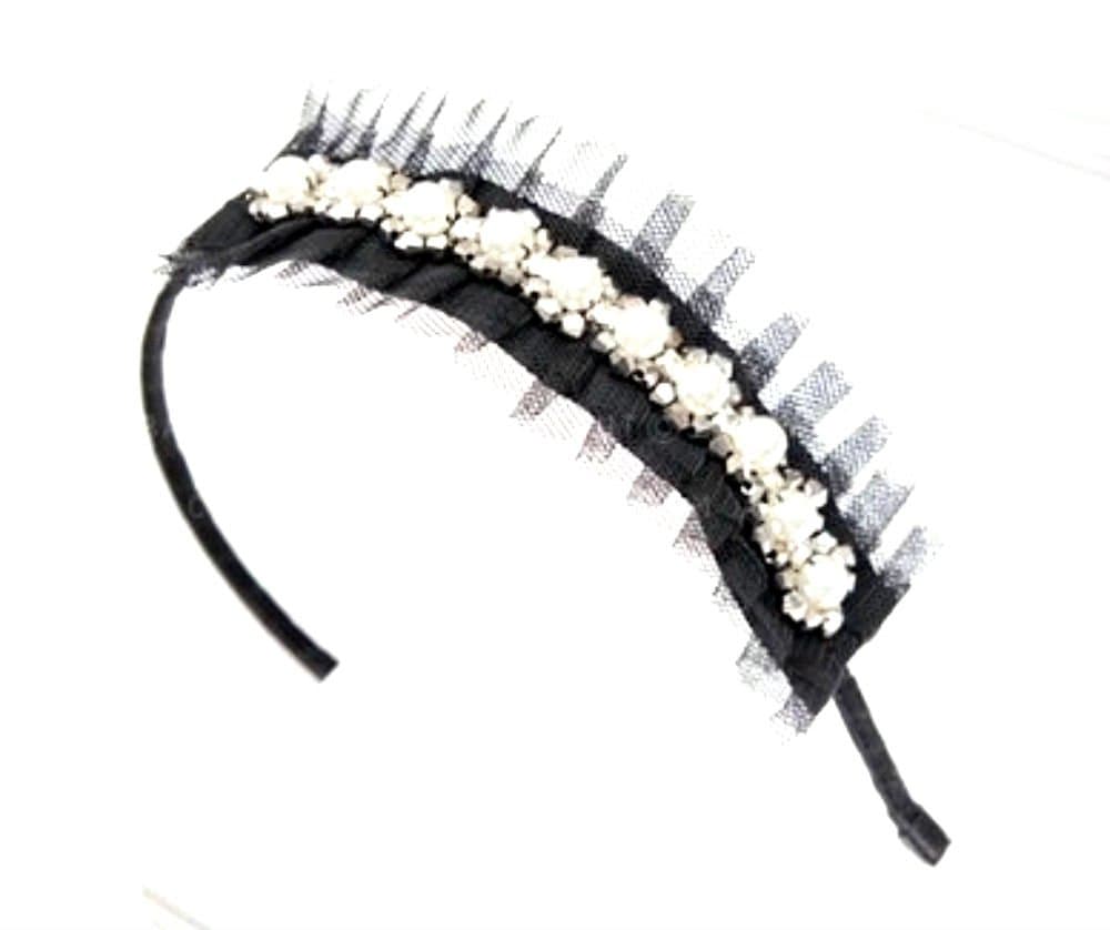 Lovely Pearl Blossom Headband