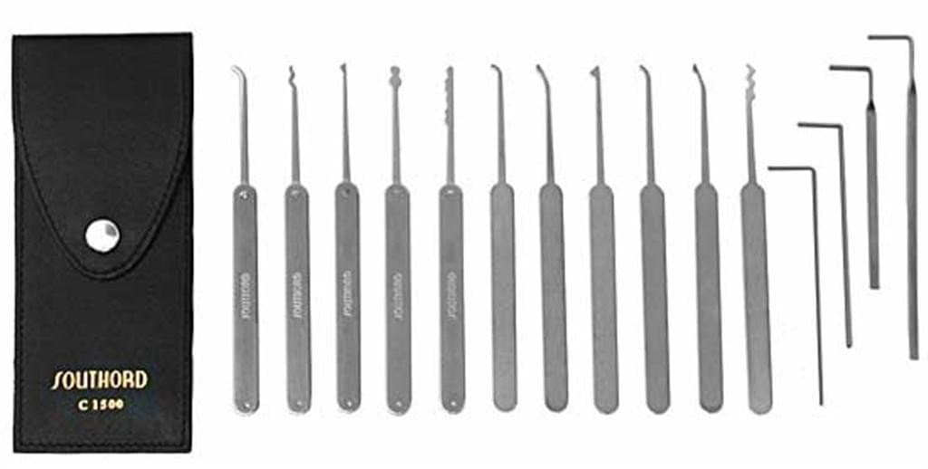 C1500 SouthOrd 15 Piece Lock Pick Set