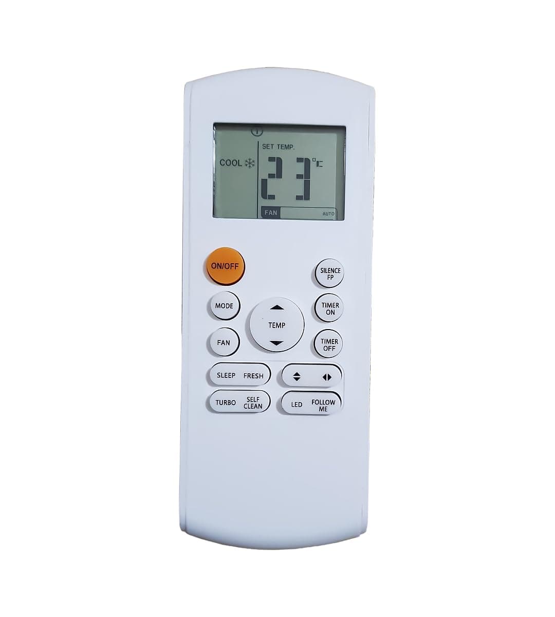 Generic Replaceable Remote Control for Super General Split Air Conditioner, Compatible with Original Unit(White)