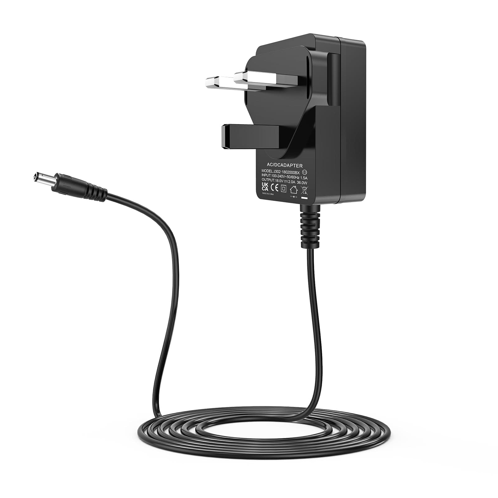 18V DC Power Supply, 18V 2A Power Adapter for Altec Lansing Rockbox XL IMW999 IMW999-STL IMW889 IMW889-BLKC IMW889L IMW889L-RYB IMW889L-BLK Speakers Bluetooth Speakers Charger