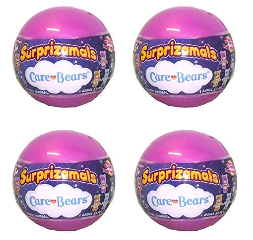 4 Pack Care Bear Surprizamals