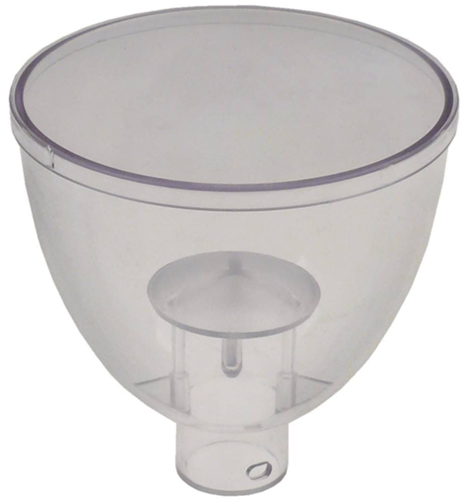 Ascaso Coffee bean container for coffee grinder I2, I2D with lid, height 120 mm, diameter 120 mm, intake diameter 33.5 mm.