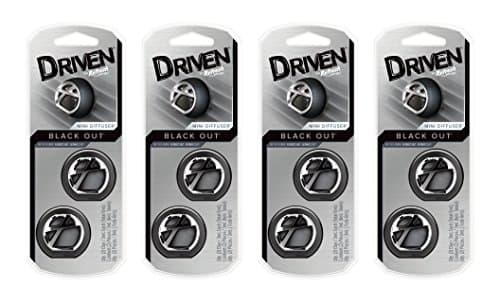 Refresh Your Car85127 Black Out Mini Oil Diffuser, 4 Pack, (2 per Pack)