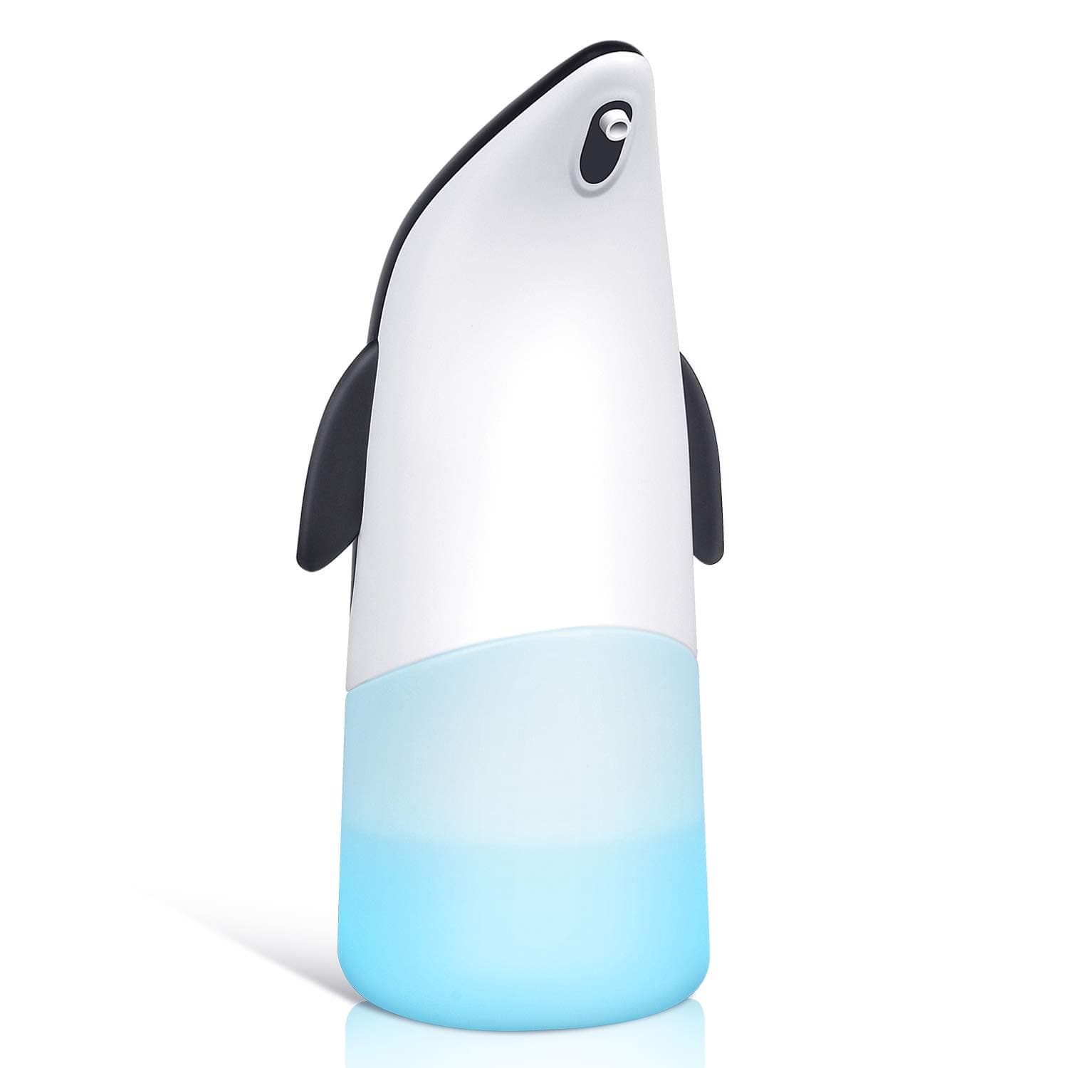 OTTC Automatic Soap Dispenser, Automatic Foaming Soap Dispenser Touchless, 300ML Infrared Motion Sensor Hands Free Soap Dispenser for Kitchen and Bathroom (Black)