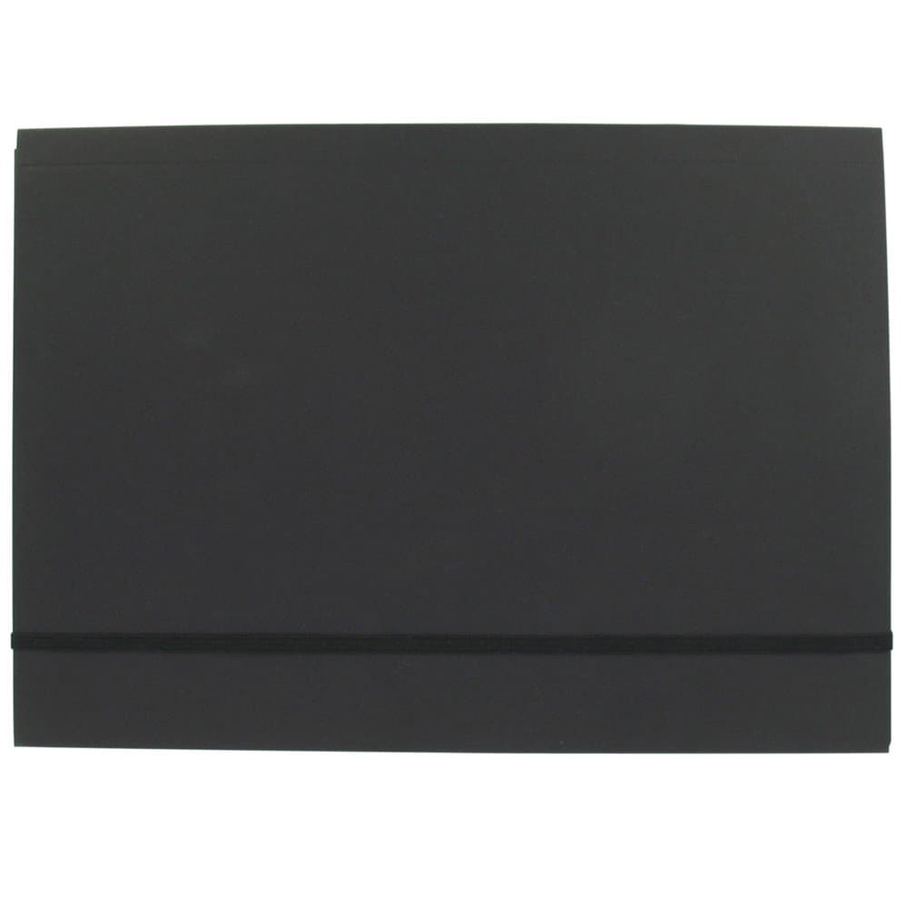 Paperchase Black A4 3 flap folder