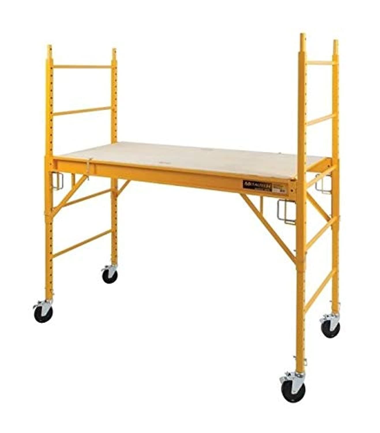 Steel Multi-Purpose Scaffolding (MS6S) Bakers Scaffold Unit casters and deck. Stackable