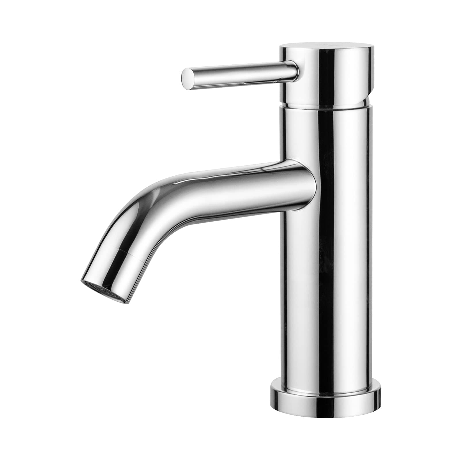 Bathroom Basin Mixer Taps Single Lever Chrome Silver M11003