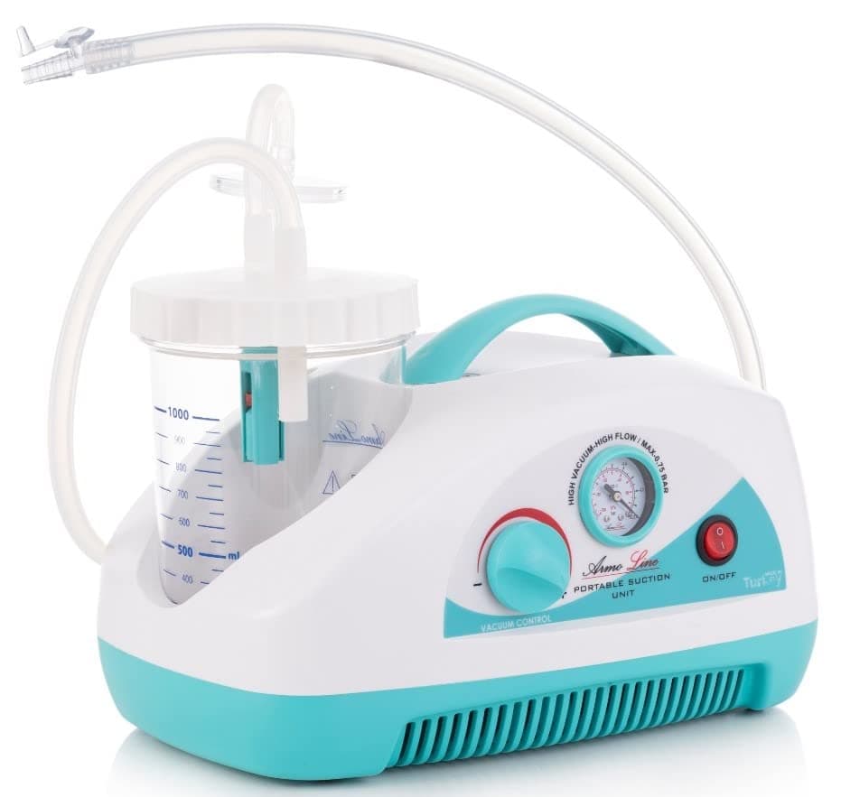 ArmoLine Portable Suction Unit Machine 30L/min Flow Speed Ear Suction Ear Wax Cleaning Medical Extractor Home Care Table Balgamum Mucus