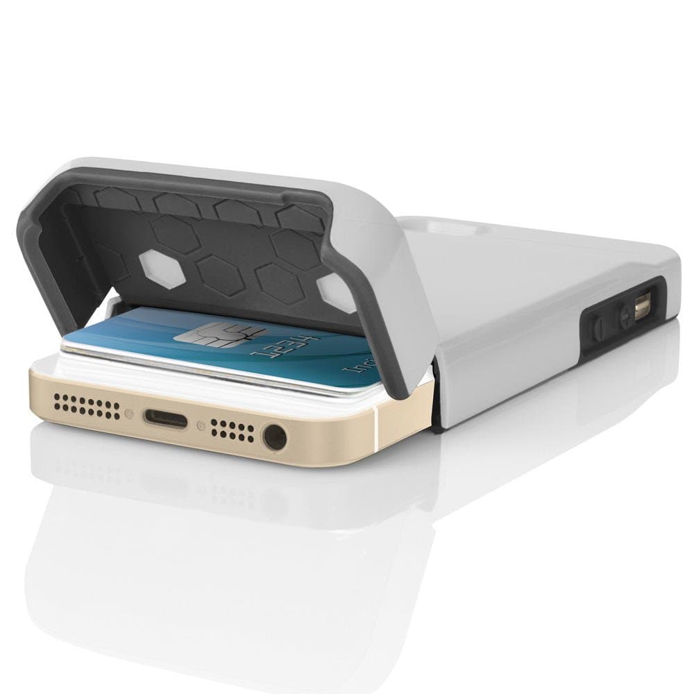 Pradory Stashback for iPhone 5/5s/SE - White/Gray