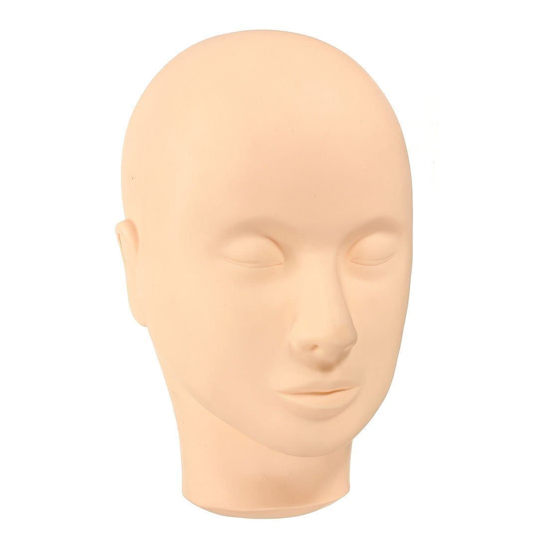 AHAOMG(TM) Mannequin Training Flat Head Make Up Eye Lashes Practice Eyelash Extensions