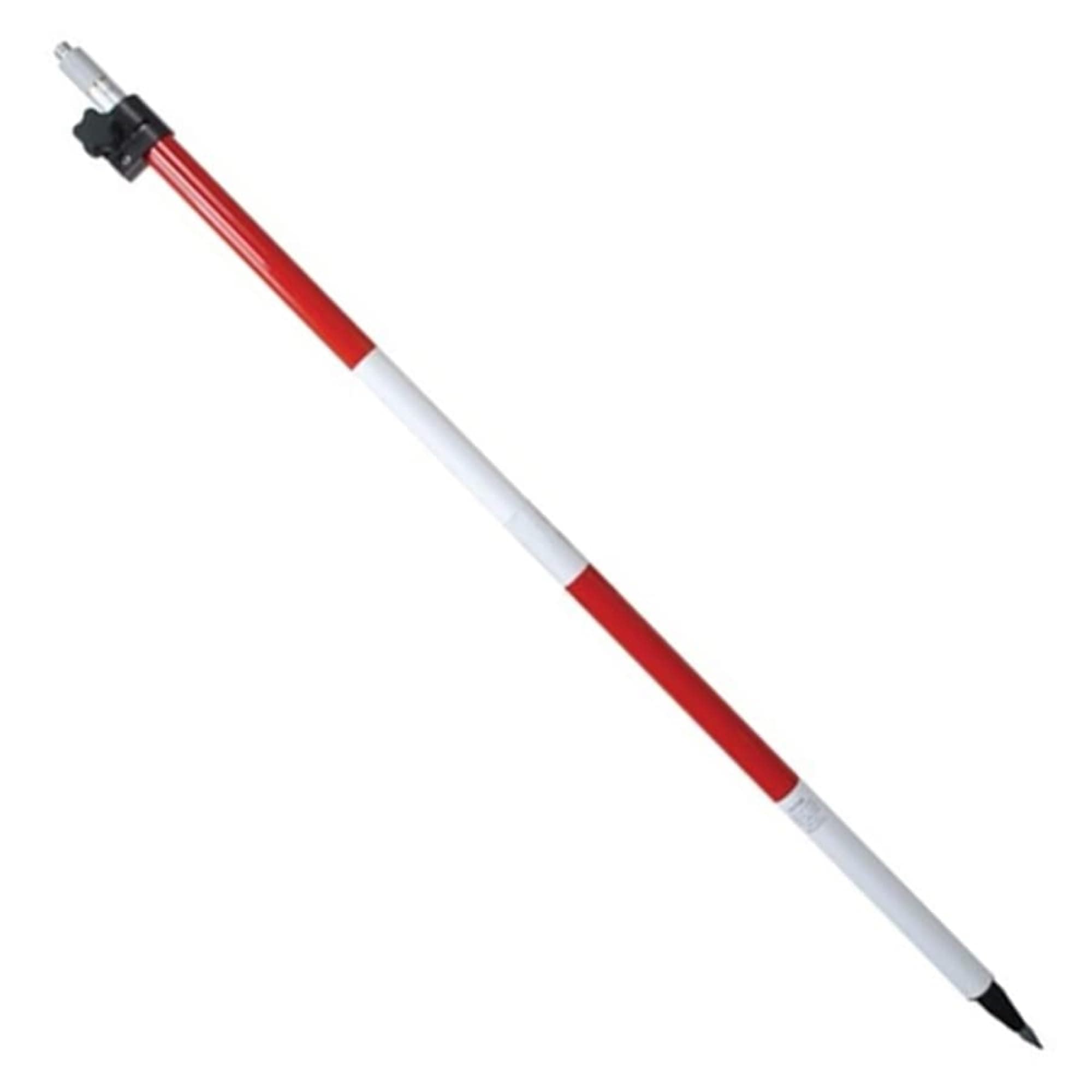 AdirPro Aluminum Prism Pole - Telescopic 8.5’ (2.5m) – Fixed Adapter Tip – Screw Lock - Metric Graduation - Strong & Lightweight GPS Pole - for Use with Prisms - Rover Rod - GNSS Instruments