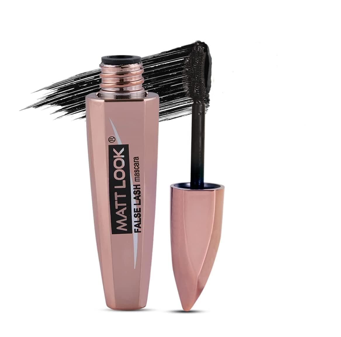 Eye Makeup Curl & Volume Waterproof False Lash Mascara, Black (12ml)