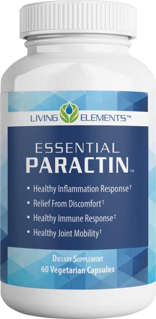 Living Elements Essential Paractin, Inflammation Discomfort Joint Back Flexibility - 60 Vegetable Capsules