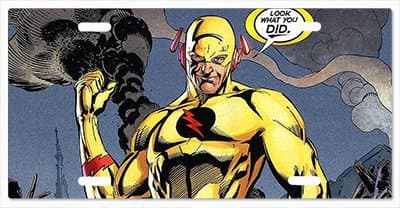 The Reverse Flash Vanity License Plate Vanity License Plate