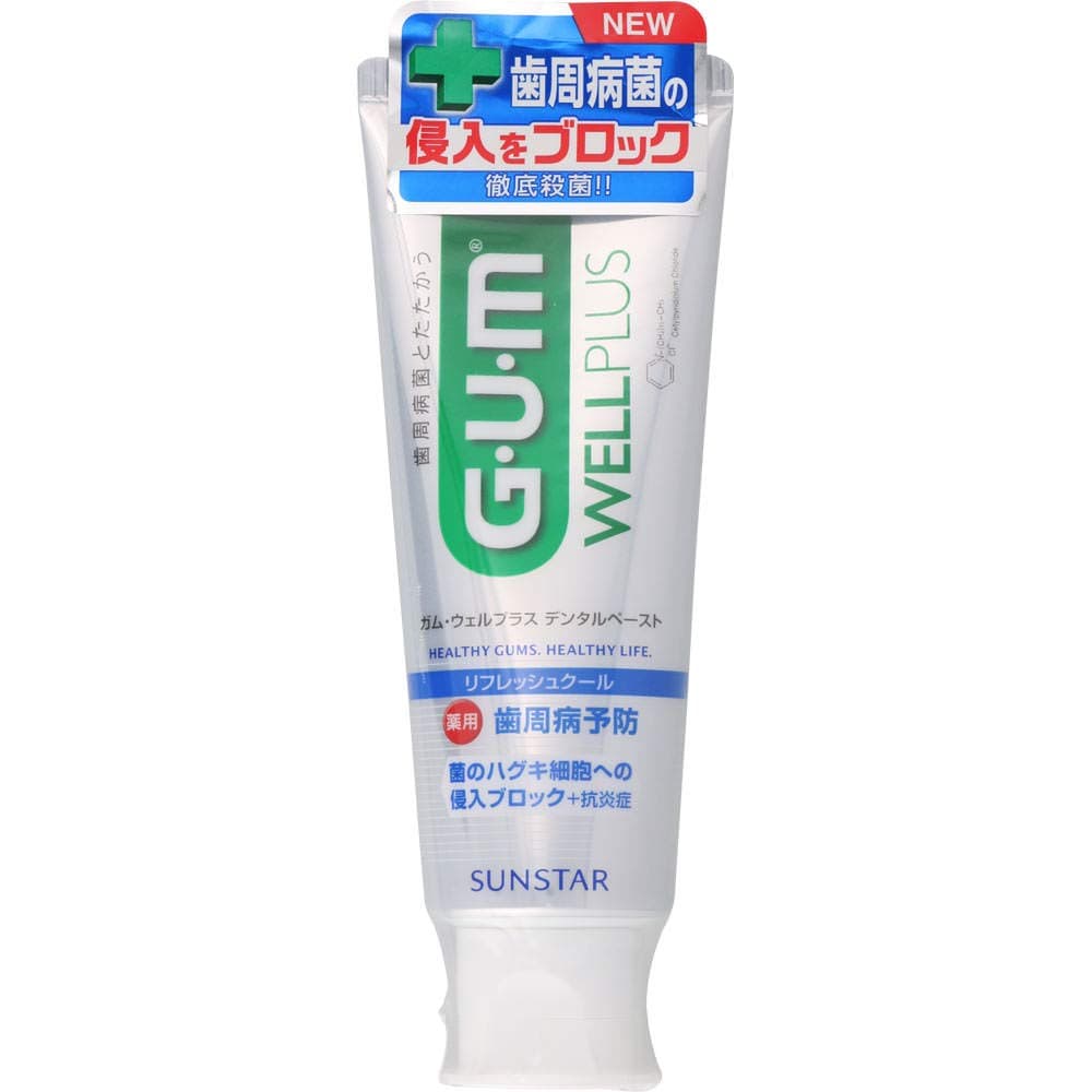 (6 pieces) Gum Well Plus Dental Paste [Refresh Cool] 125g
