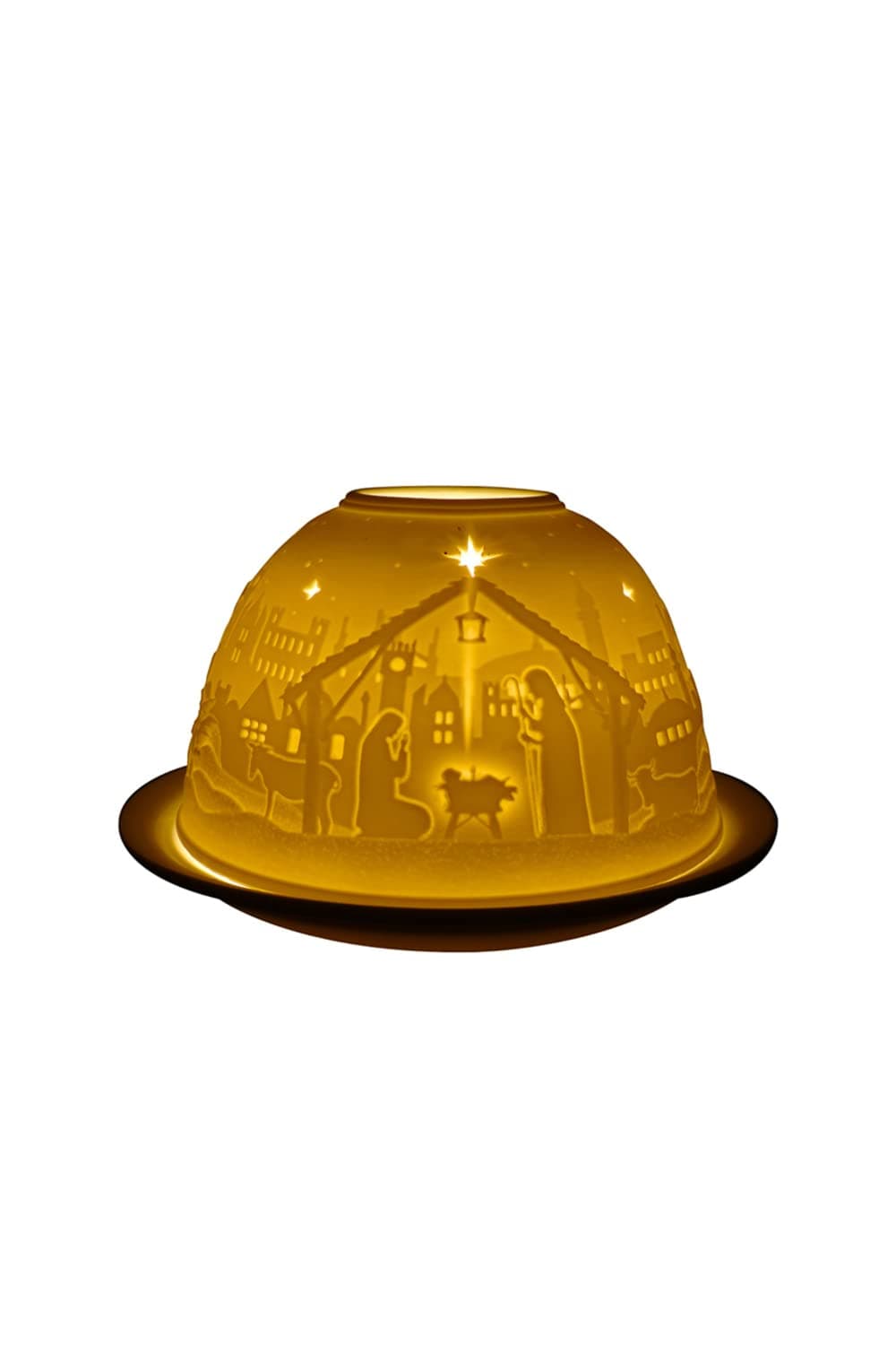 Light-Glow New Nativity Candle Holder Dome