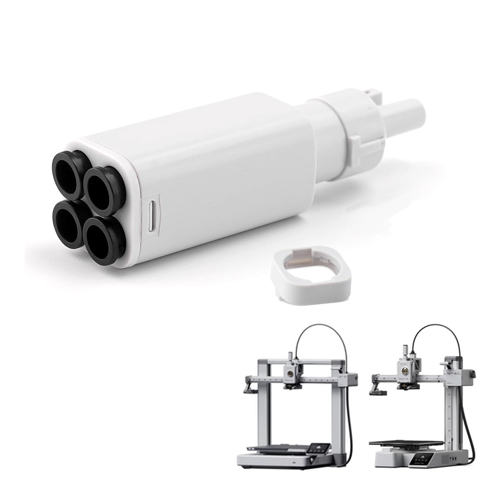 4-in-1 PTFE Adapter Replacement for Bambu Lab A1/A1mini 3D Printer Accessories,Excellent AMS Tubing Connectors
