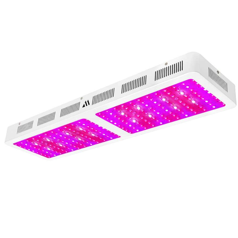 Dimgogo 2400W High Power Plant LED Grow Light, with Control Panel Double Switch,Double Chips Full Spectrum Grow Lamp for Indoor Plants Veg and Flower Hydroponics Greenhouse (240pcs 10 Watt LEDs)