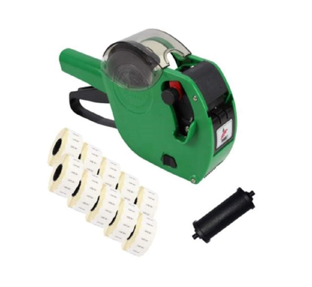 Panther™ PL-2612 Date Coding Gun Starter Pack with 15,000 Printed 'Use by' Labels with Black Text