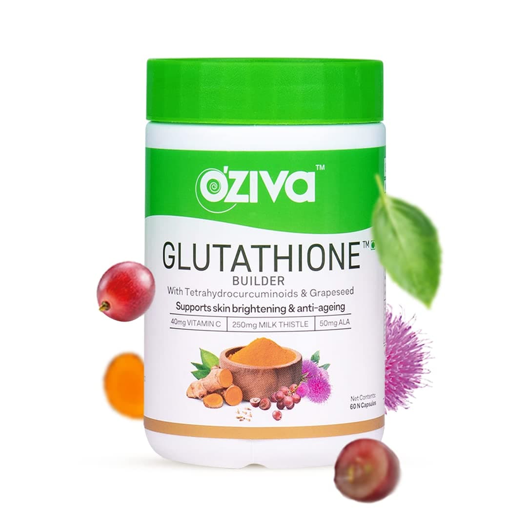 Plant Based Glutathione Builder, 60 Capsules Builder For Hydration, Skin Brightening, & Powerful Antioxidant Activity Glutathione Builder With Skin Vitamins Grapeseed & Milk Thistle