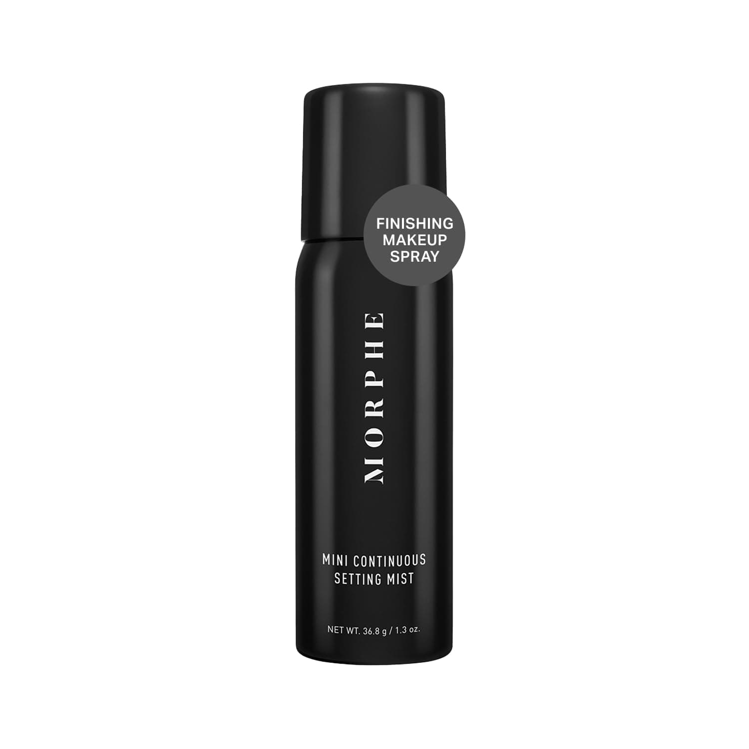 Morphe Mini Continuous Setting Mist - Micro-Fine, Travel Size Makeup Setting Spray with a Natural Radiant Finish - Helps Makeup Resist Caking or Fading & Increases Wear of Foundation (1.3 oz)