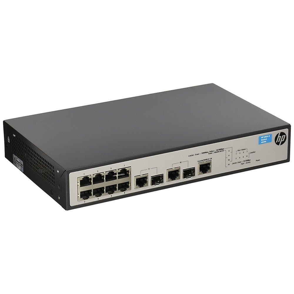 HP 8-Port L3 Switch, Managed (JG537A#ABA)